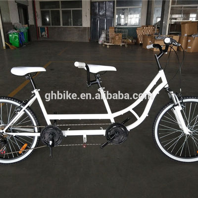 Aluminum Alloy 21-Speed Double Seat Tandem Bike for 23kg Riders