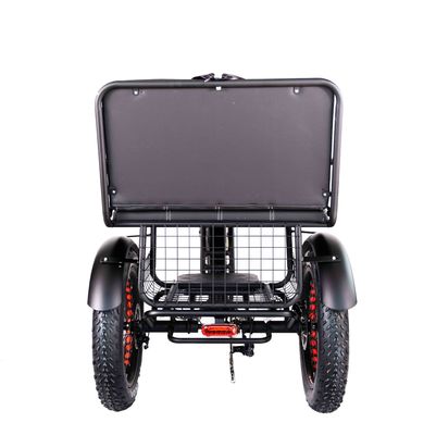Lightweight Aluminum Frame Electric Tricycle 48V 750W 21AH 50KM/H for Adult Passenger