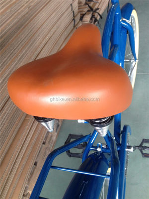 26 Inch Men's Beach Cruiser Bike with Rear Carrier and Single Speed Hard Frame Steel