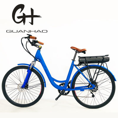 500W 48V 14AH Lithium Battery Rear Rack 50KM/H Women Girl Step Thru Electric City Bike