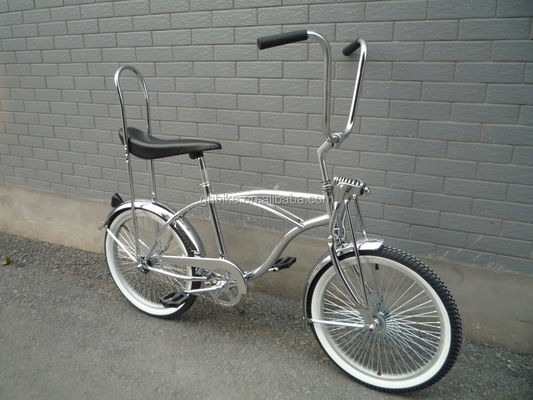 20 inch CE certified chrome painting lowrider beach cruiser bike with banana saddle