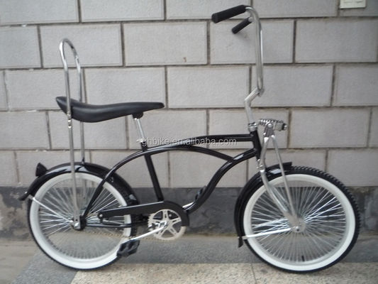 20 inch CE certified chrome painting lowrider beach cruiser bike with banana saddle