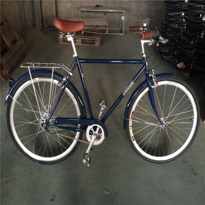 700C Lasco Crank Set Multi 3 Speed Comfort City Cruiser Rental Bikes for Men's Fitness