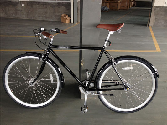 700C Lasco Crank Set Multi 3 Speed Comfort City Cruiser Rental Bikes for Men's Fitness