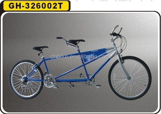 Shimano 7 Speed Tandem Bike 26&quot; Folding Tandem Bicycle with Steel Frame and Two Seats