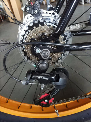 26 inch 3.0 tire fat tire men beach cruiser bike with Shimano 7 gear and disc brake