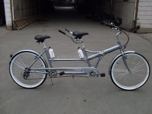 FD ShimanoTY-18 and RD ShimanoTY-18 Derailleur 26-inch Tandem Bicycle for Two Riders