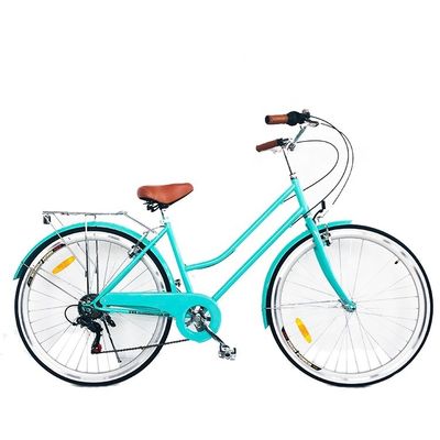 CPSC Colorful 700C CE Hi-Steel Lady City Bicycle with Aluminum Alloy Rim and 7 Speeds