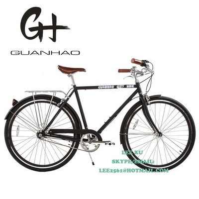 CE Hi-Ten Steel Frame Single Speed Street Holland Traditional Adult Men City Bicycle