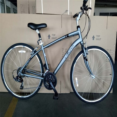 Aluminum Alloy 21 Gear Men Hybrid Bike City Cruiser Bikes Unisex Bicycle 700C Double V Brake