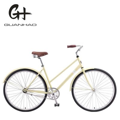 26&quot; Lady City Bike with Hi-Ten Steel Frame Coaster Brake Rear Rack and OEM/ODM Options