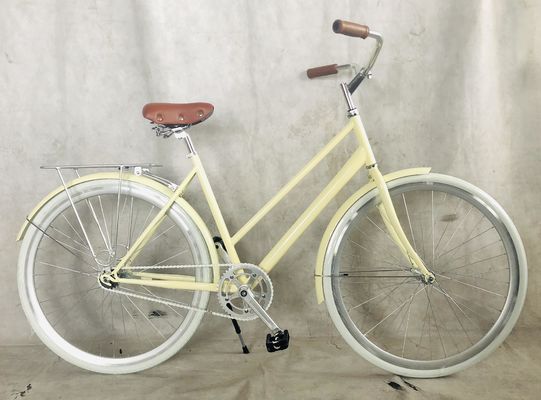 26&quot; Lady City Bike with Hi-Ten Steel Frame Coaster Brake Rear Rack and OEM/ODM Options