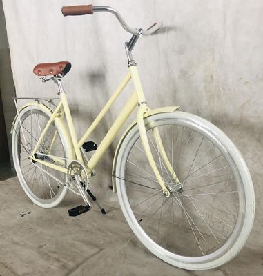 26&quot; Lady City Bike with Hi-Ten Steel Frame Coaster Brake Rear Rack and OEM/ODM Options