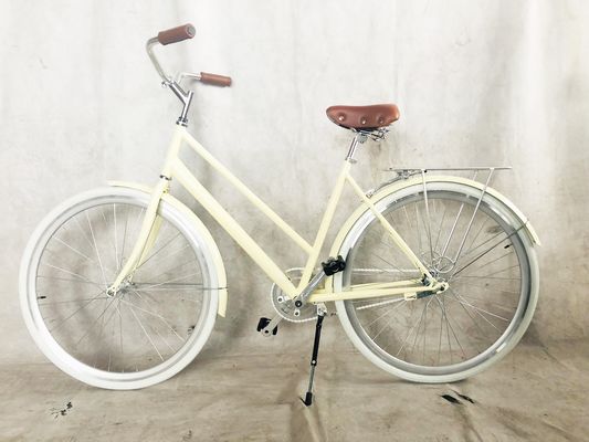 26&quot; Lady City Bike with Hi-Ten Steel Frame Coaster Brake Rear Rack and OEM/ODM Options