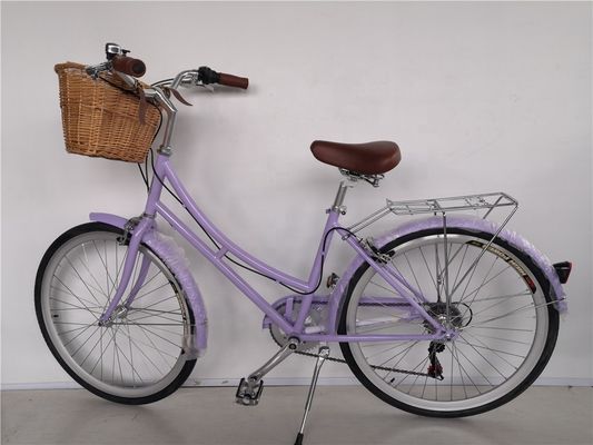KMC Chain 26inch Europe OEM CE Shimano 7 Speeds Women Lady City Bicycle 1.8m Length