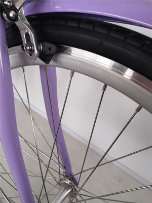 KMC Chain 26inch Europe OEM CE Shimano 7 Speeds Women Lady City Bicycle 1.8m Length