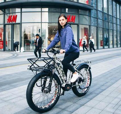 48V Fat Tire Electric Bike with Bafang 1000W Central Motor and Kenda 26*4.0 Wheels