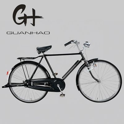 EN Certification 28&quot; Men's Lugged Steel Frame Heavy Duty City Bike for Everyday Riding