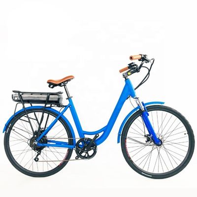 USA Standard 7 Speeds City Electric Bike with 10.4AH Lithium Battery and Smart Sensor
