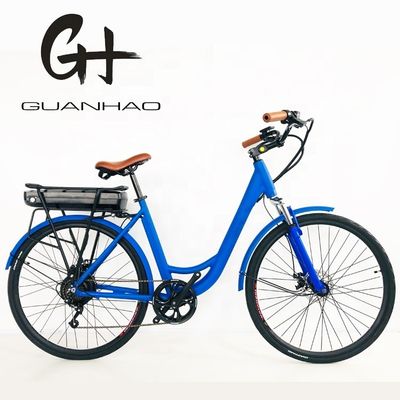 USA Standard 7 Speeds City Electric Bike with 10.4AH Lithium Battery and Smart Sensor