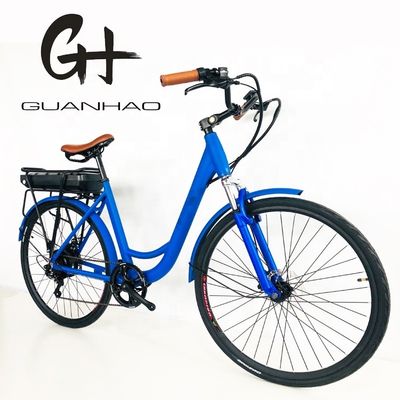 USA Standard 7 Speeds City Electric Bike with 10.4AH Lithium Battery and Smart Sensor