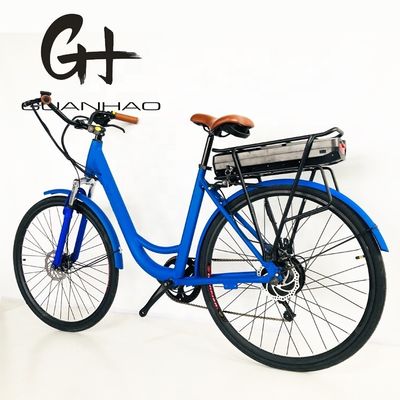 USA Standard 7 Speeds City Electric Bike with 10.4AH Lithium Battery and Smart Sensor