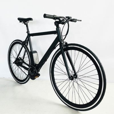 700C 24V 250W OEM Customized UL2849 CE 8.8AH Lithium Battery 20KM/H Single Speed Adult Men Electric Fixed Gear Bicycle