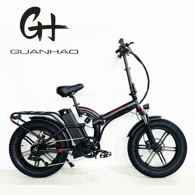 Alloy Crank 7 Speed Gears Fat Tire Folding Ebike with 21A Lithium Battery and 750W Motor