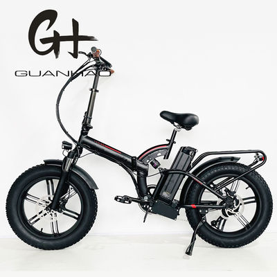 Alloy Crank 7 Speed Gears Fat Tire Folding Ebike with 21A Lithium Battery and 750W Motor