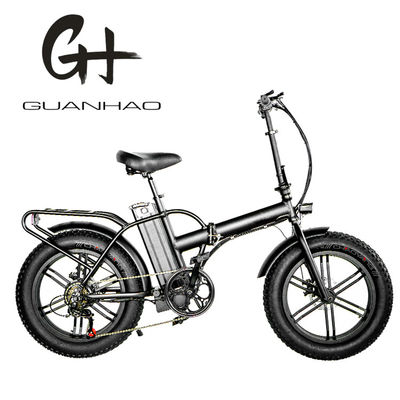 Alloy Crank 7 Speed Gears Fat Tire Folding Ebike with 21A Lithium Battery and 750W Motor