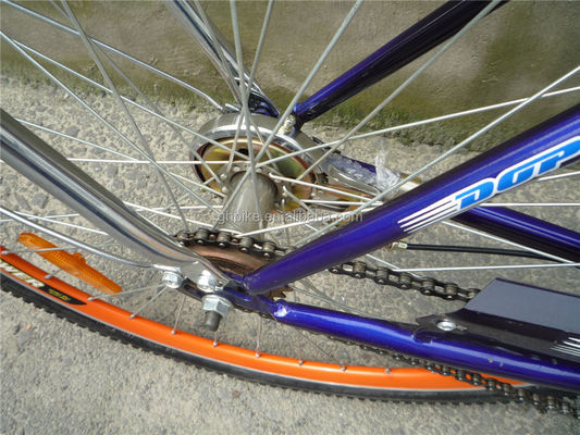 3-Piece Combo Offer Vintage Adult Mens Single Speed Retro City Cruiser Bike with Front Basket