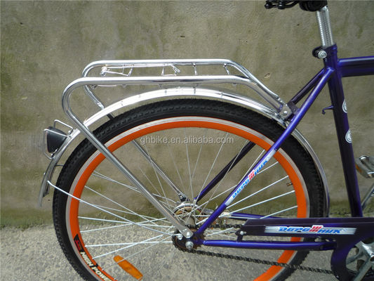 3-Piece Combo Offer Vintage Adult Mens Single Speed Retro City Cruiser Bike with Front Basket