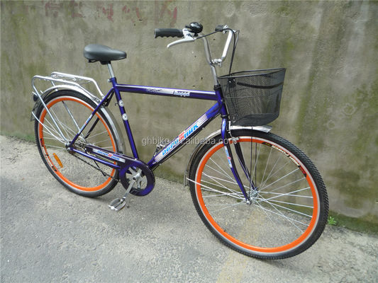 3-Piece Combo Offer Vintage Adult Mens Single Speed Retro City Cruiser Bike with Front Basket