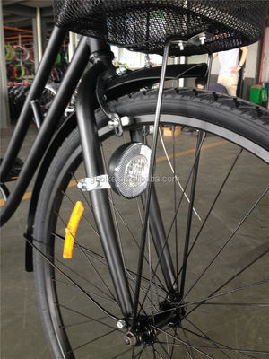 Affordable Black Color Single Speed 26 inch 28 inch Ladies City Bike with Steel Frame
