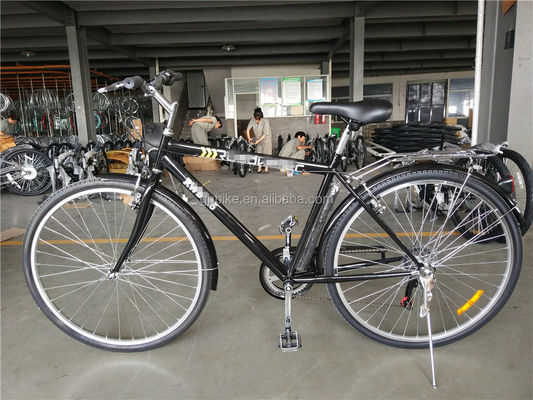 Adult Hybrid Bike 700C 6 Speed Lady City Cruiser Bicycle with Gross Weight 17kg