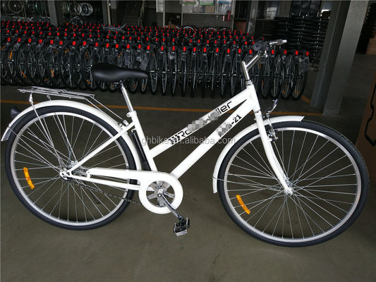 Adult Hybrid Bike 700C 6 Speed Lady City Cruiser Bicycle with Gross Weight 17kg