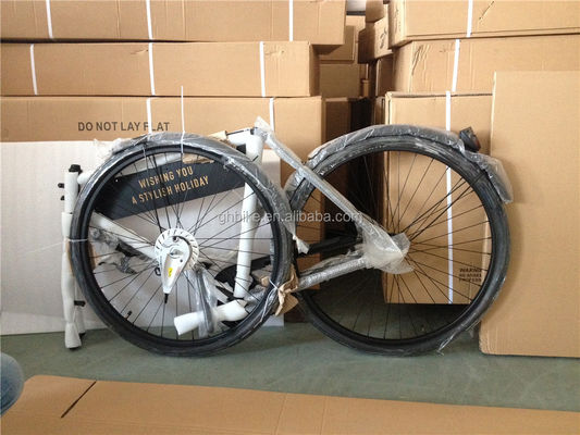 Quando Hub and Aluminum Rim Equipped Single Speed Vintage Style Retro Men's Bike