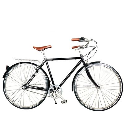 26 Inch CE Adult Men City Bike with Shimano Inner 3 Speeds Gears Ordinary Pedal