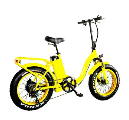48V 21AH Lithium Battery 1000W 50KM/H UL2849 Women Lady Customized Electric Fat Snow Tire Folding Bicycle