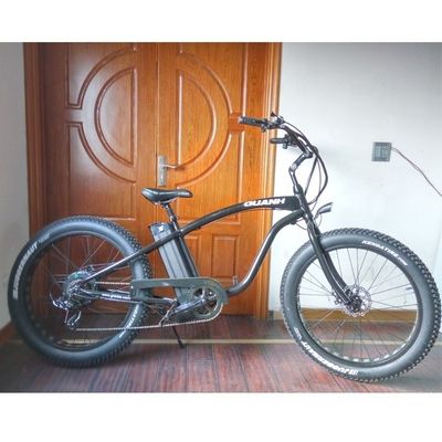 26&quot; 4.0 48V 1000W 21AH Lithium Battery Aluminum Frame Electric Fat Big Snow Tire Beach Cruiser Bicycle