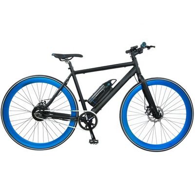 Aluminum Frame 700C Single Speed 500W 48V 10AH Lithium Battery Electric Bike for City