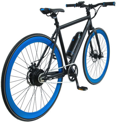 Aluminum Frame 700C Single Speed 500W 48V 10AH Lithium Battery Electric Bike for City