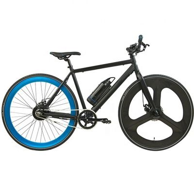 Aluminum Frame 700C Single Speed 500W 48V 10AH Lithium Battery Electric Bike for City