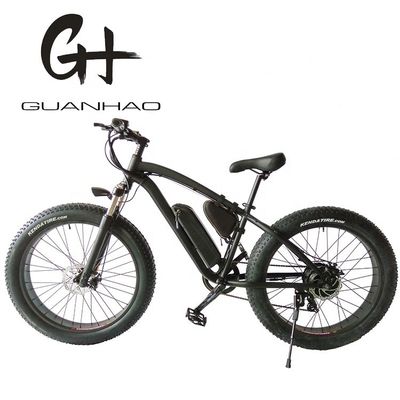 26&quot; 1000W 48V Lithium Battery 14AH Electric Fat Tire Mountain Bike with 7 Speed Gears