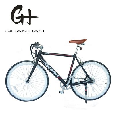 City 700C 25KM/H CE 36V 8AH Lithium Battery OEM Customized 250W Europe City Single Speed Adult Men Electric Hidden Battery Bicycle