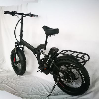 48V 21AH Full Suspension 1000W 20&quot; Electric Bicycle with Disc Brake and Rear Hub Motor