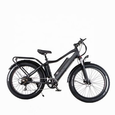Snow 26&quot; 52V 1000W Electric Mountain Bike with 7 Speed Gears and 17AH Lithium Battery