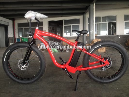 Aluminum Alloy Frame 26inch 7speed Fat Tire Electric Cruiser Bicycle with Lithium Battery