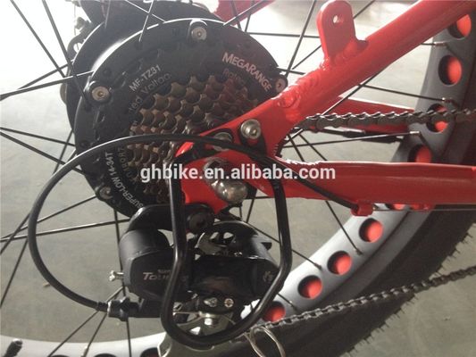 Aluminum Alloy Frame 26inch 7speed Fat Tire Electric Cruiser Bicycle with Lithium Battery