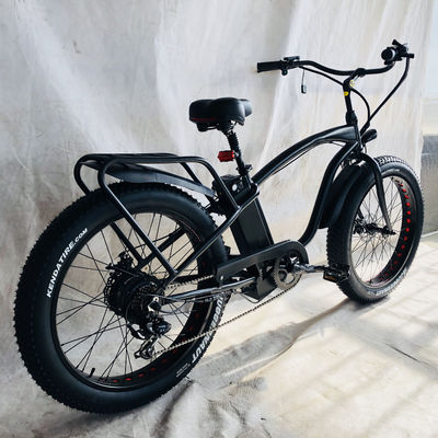 26&quot; 1000W Bafang Rear Motor Fat Tire Electric Cargo Beach Cruiser Bike with 48V 21AH Lithium Battery